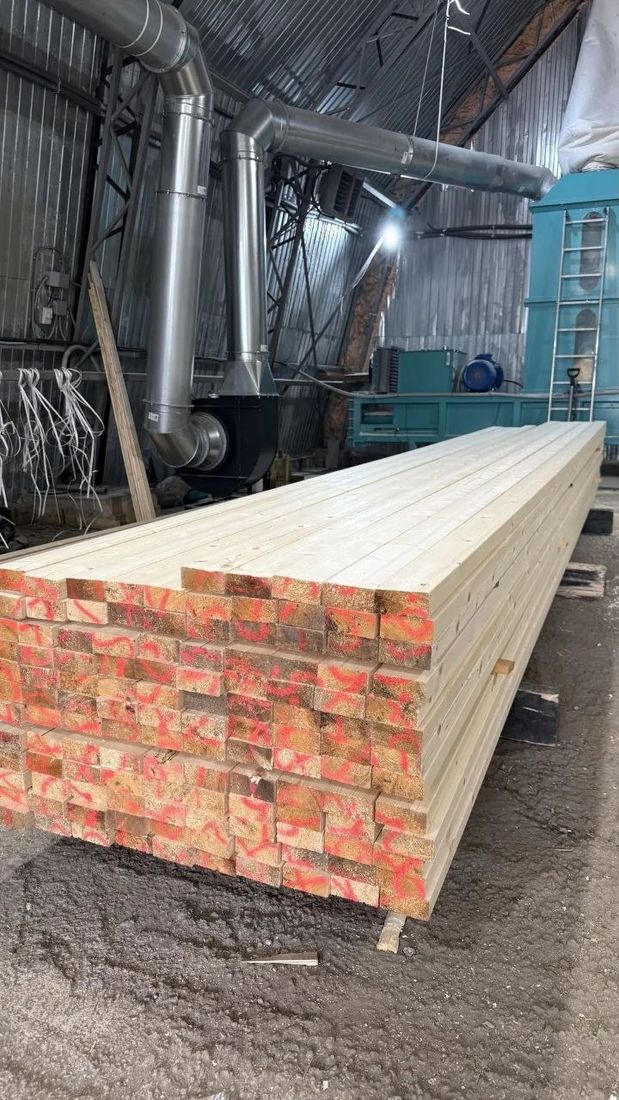Доска сухая строганная 45×95×6000