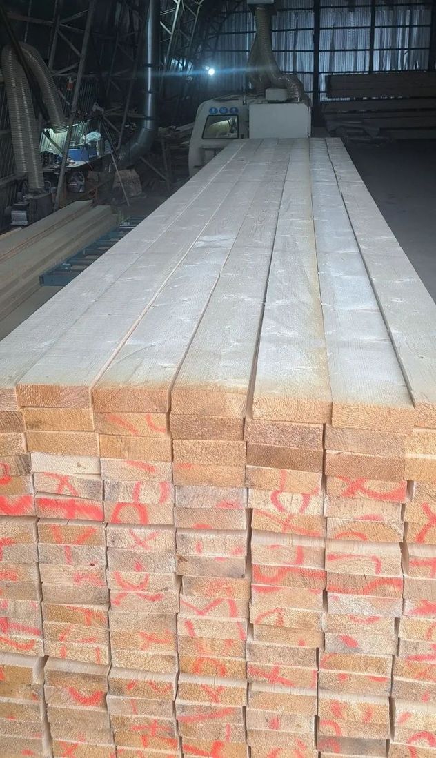 Доска сухая обрезная 40×100×6000